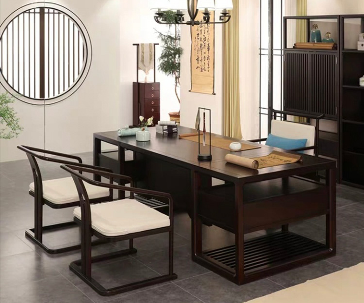 中式大班臺詳情圖 中式大班臺詳情圖