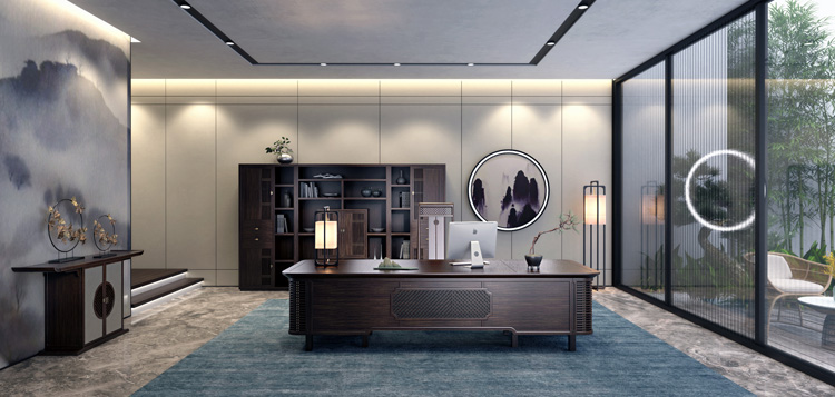 新中式辦公桌 新中式辦公桌