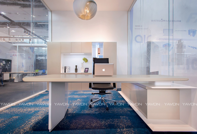 曲美老板桌詳情圖 曲美老板桌詳情圖